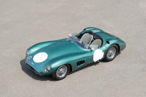 1956 Aston Martin DBR1. Auctioned by RM Sotheby's at 18 August 2017 for 22,550,000 dollar : 17,514,500 pound. Photo Tim Scott, RM Sotheby's. This was the most expensive car auctioned in 2017.